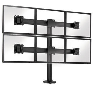 Chief Kontour K3 Bord 6xSkjermHV VESA Max 6x6,8 Kg Bolt Sort